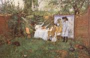 The Open air Breakfast, William Merrit Chase